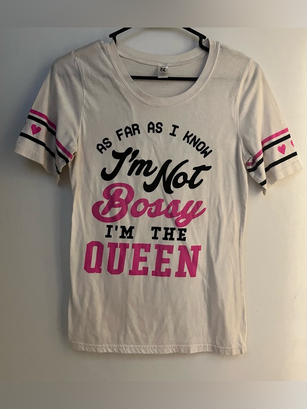Girls' White 'I'm Not Bossy I'm The Queen' Graphic Tee